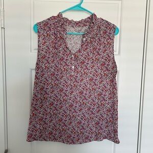 Floral Sleeveless Top